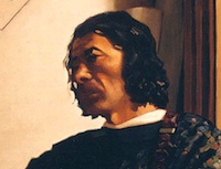 fig.3 - detail from a self-portrait