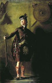 Henry Reaburn's 1812 portrait of Alexander Ranaldson MacDonnell of Glengarry, wearing a costume of almost total artificiality.